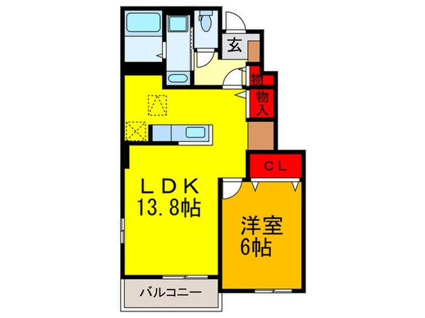 トレス　グル－ジャの物件間取画像